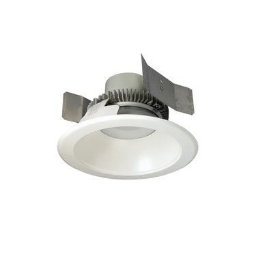 1000lm / 12W 2700K White Reflector / White Flange – Nora 5" Cobalt Click Round Retrofit Reflector product photo