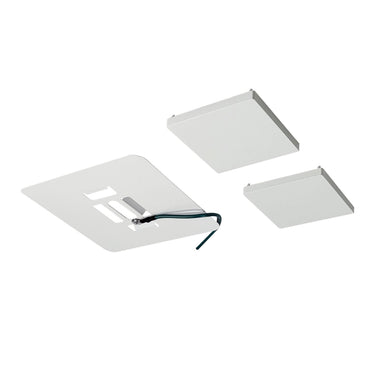 Nora Surface Mount Kit for L-Line Direct Series, White Finish detail photo