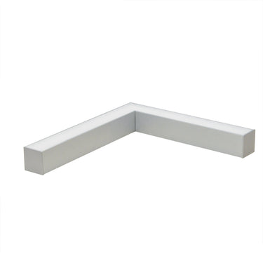 Nora "T" Shaped L-Line LED Direct Linear with Dedicated CCT, 4600lm, Aluminum Finish detail photo
