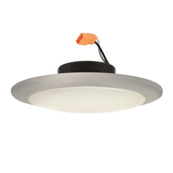 Nora 6" LED Opal Surface Mount / Retrofit, 1000lm, 90+ CRI, 2700K, White detail photo