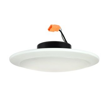 Nora 6" LED Opal Surface Mount / Retrofit, 1000lm, 90+ CRI, 2700K, White detail photo