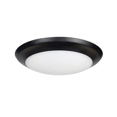 2700K Black – Nora 6" AC Opal LED Surface Mount, 1100lm/16.5W product photo