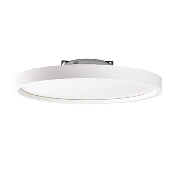 Nora 7" SURF Round LED Surface Mount with Dedicated CCT, 1100lm / 14W, Matte Powder White Finish detail photo