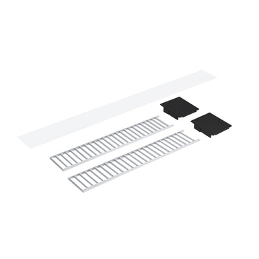 Black Aluminum – Nora Louver Accessory Set for NLUD-4334 product photo