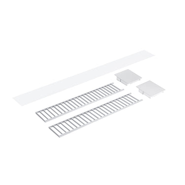 White Aluminum – Nora Louver Accessory Set for NLUD-4334 product photo