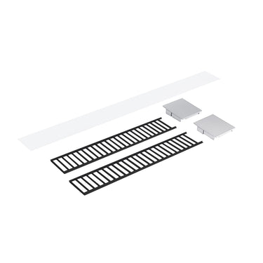 Aluminum Black – Nora Louver Accessory Set for NLUD-2334 product photo