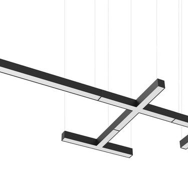 Nora 2' L-Line LED Indirect/Direct Linear, 3710lm / Selectable CCT, White Finish, with Motion Sensor detail photo