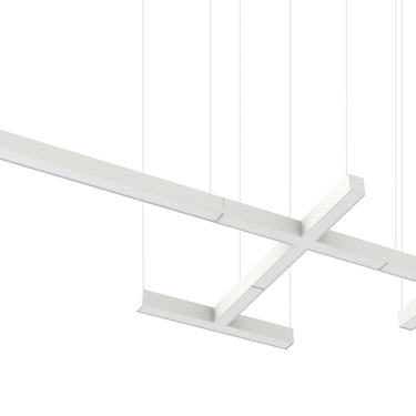 Nora 2' L-Line LED Indirect/Direct Linear, 3710lm / Selectable CCT, White Finish, with Motion Sensor detail photo