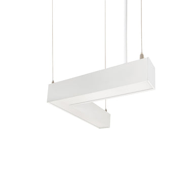 Nora "L" Shaped L-Line LED Indirect/Direct Linear, 3781lm / Selectable CCT detail photo