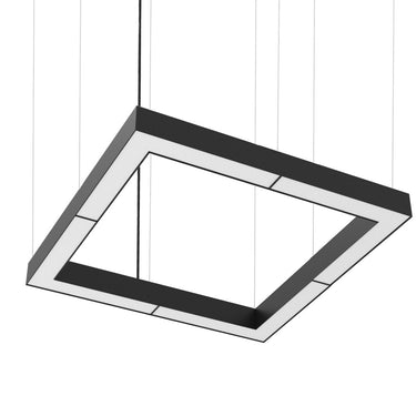 Nora 2' L-Line LED Indirect/Direct Linear, 3710lm / Selectable CCT, White Finish, with Motion Sensor detail photo