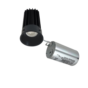 850lm 2700K Matte Black finish – Nora 2" M2 Round Trimless LED Downlight product photo