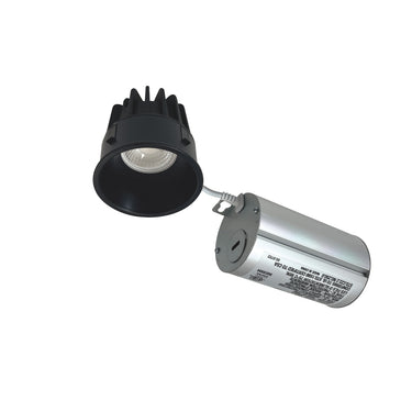 750lm / 8W 2700K Matte Black finish – Nora 2" M2 Round Trimless LED Downlight product photo