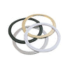 White – Nora 6" Oversize Plastic Trim Ring 7/8" White product photo