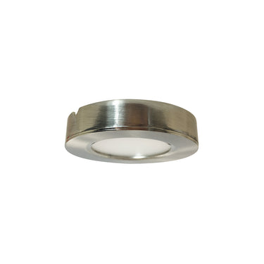 2700K Brushed Nickel – Nora 12V Josh LED Puck Light, 300lm product photo
