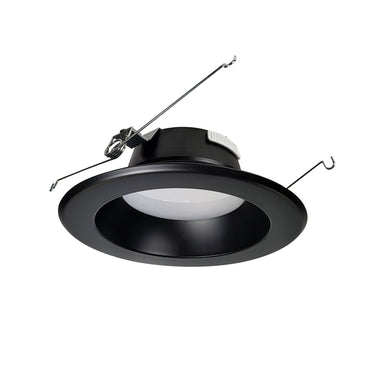 Nora 5"/6" AC Onyx LED Retrofit Baffle, Selectable CCT, 1150lm / 16.5W, White finish detail photo