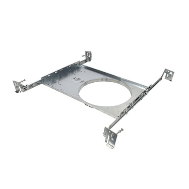 Nora 6" Quartz Square LED Can-less Downlight with Selectable Lumens & CCT, White Finish detail photo