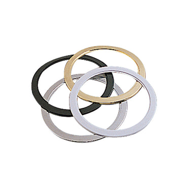 Nora 6" Oversize Plastic Trim Ring 7/8" White detail photo