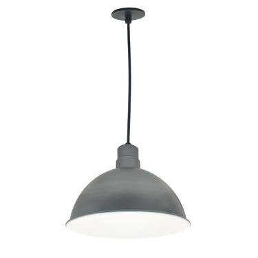 Nora RLM LED Shade, Black/White, 120V 0-10V/Triac/ELV & 277V 0-10V Dimming detail photo