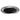 Nora 4" Black Stepped Metal Baffle Trim with White Metal Ring detail photo