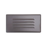 Nora LED Step Light with Louvered Face Plate, 2W, 120V, Bronze product photo