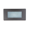 Nora LED Step Light with Frosted Glass Lens Face Plate, 2W, 120V, Bronze product photo