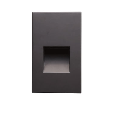 3000K Deep Bronze – Nora Ari LED Step Light with Vertical Wall Wash Face Plate, 2.5W product photo