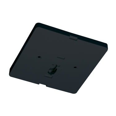 Black – Nora Square Monopoint Canopy for Low Voltage Track Head product photo