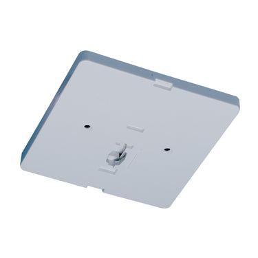 Silver – Nora Square Monopoint Canopy for Low Voltage Track Head product photo