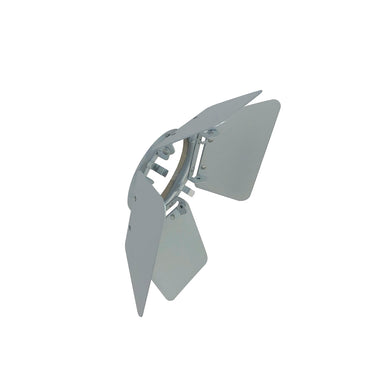Silver – Nora Barn Door for BR/PAR30 Track Heads product photo