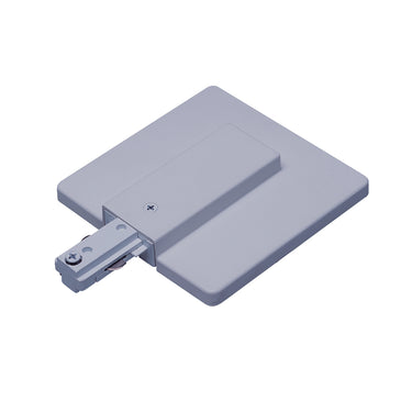 Silver – Nora Live End Feed with Canopy, One-Circuit Track product photo
