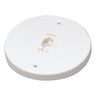White – Nora Round Monopoint Canopy for Line Voltage Track Heads product photo