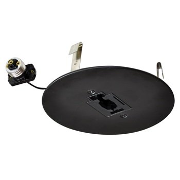 Nora 4" Track Monopoint Retrofit Kit, Black Finish detail photo