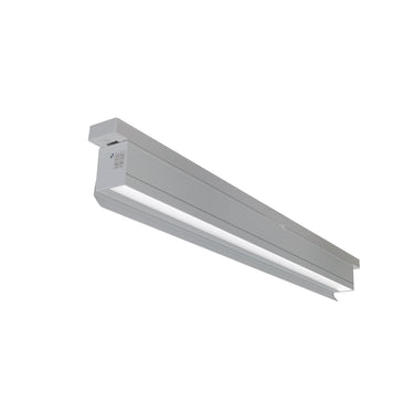 Silver – Nora 2-ft Visor for T-Line Linear LED Track Head product photo