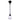 Black – Nora Track Mounted Line Voltage Pendant Cord, 8'-6" length, Medium Base, 100W Max product photo