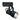 Nora Telescope Low Voltage Track Head with Transformer, 75W MR16, Black product photo