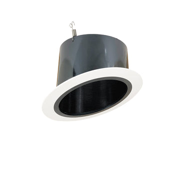 Black/White – Nora 6" Sloped Phenolic Stepped Baffle Trim product photo