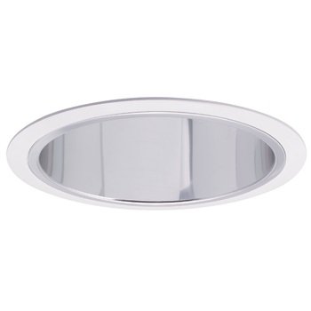 Nora 6" Specular Clear Reflector with Chrome Plastic Ring detail photo