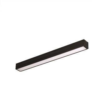 Nora Bravo FROST LED Linear, 500lm/ft, White Finish detail photo