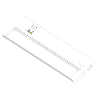 Matte Powder White – Nora 10" 120V Adjustable LEDUR Under Cabinet with Selectable CCT product photo