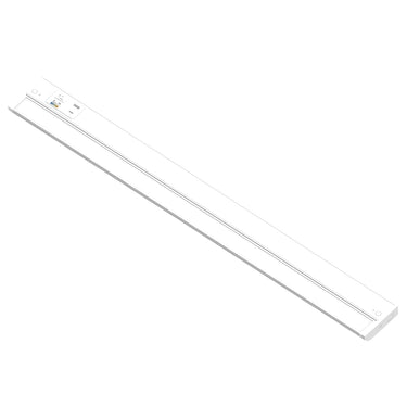 Matte Powder White 32" – Nora 120V Adjustable LEDUR Under Cabinet with Selectable CCT & USB Ports product photo