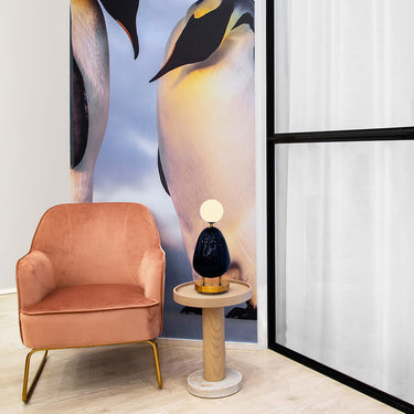 Viso Nancie table lamp installed in an interior
