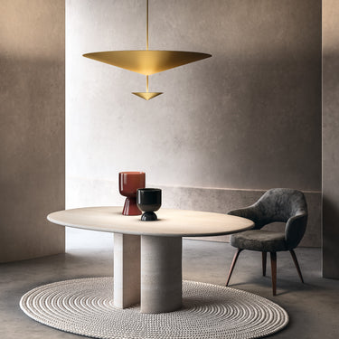 Penta Narciso pendant light in matt black