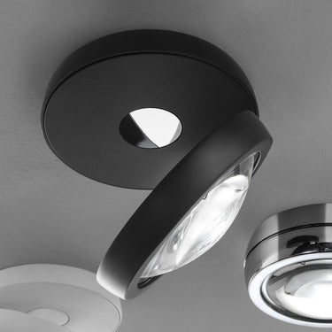 Modern Lodes Nautilus LED ceiling light with 15W integrated module and 1300 lumens for residential and commercial spaces