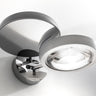 Nautilus Wall Sconce by Lodes with dim-to-warm LED, chrome finish, ideal for bedrooms, living rooms, and office interiors
