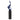 Finesse Decor Flame 65" Tall Floor Sculpture Blue with Black Stand