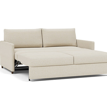Innovation Living Neah convertible king sofa in light beige Halifax Shell upholstery