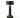 Neoz Cooee 2C lamp, minimal reflections, window view lighting, black finish, room interior