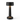 Neoz Cooee 2C lamp, minimal reflections, window view lighting, black finish, room interior