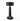 Neoz Cooee 2C lamp, minimal reflections, window view lighting, black finish, room interior