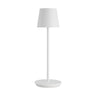 Matte White Nevis Accent Cordless Table Lamp: Modern and Portable Lighting 